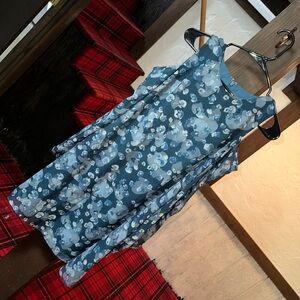 Vince Camuto Blue Printed Dress